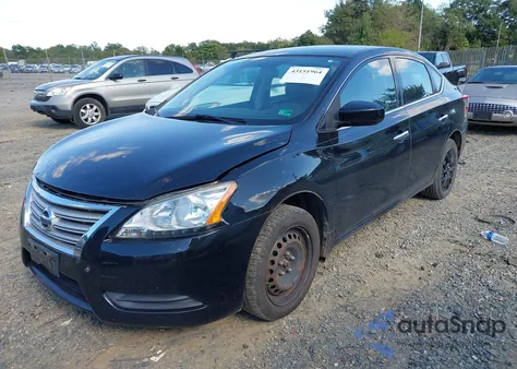 2014 Nissan Sentra Sv z USA, uszkodzony, nr VIN 3N1AB7APXEY318033